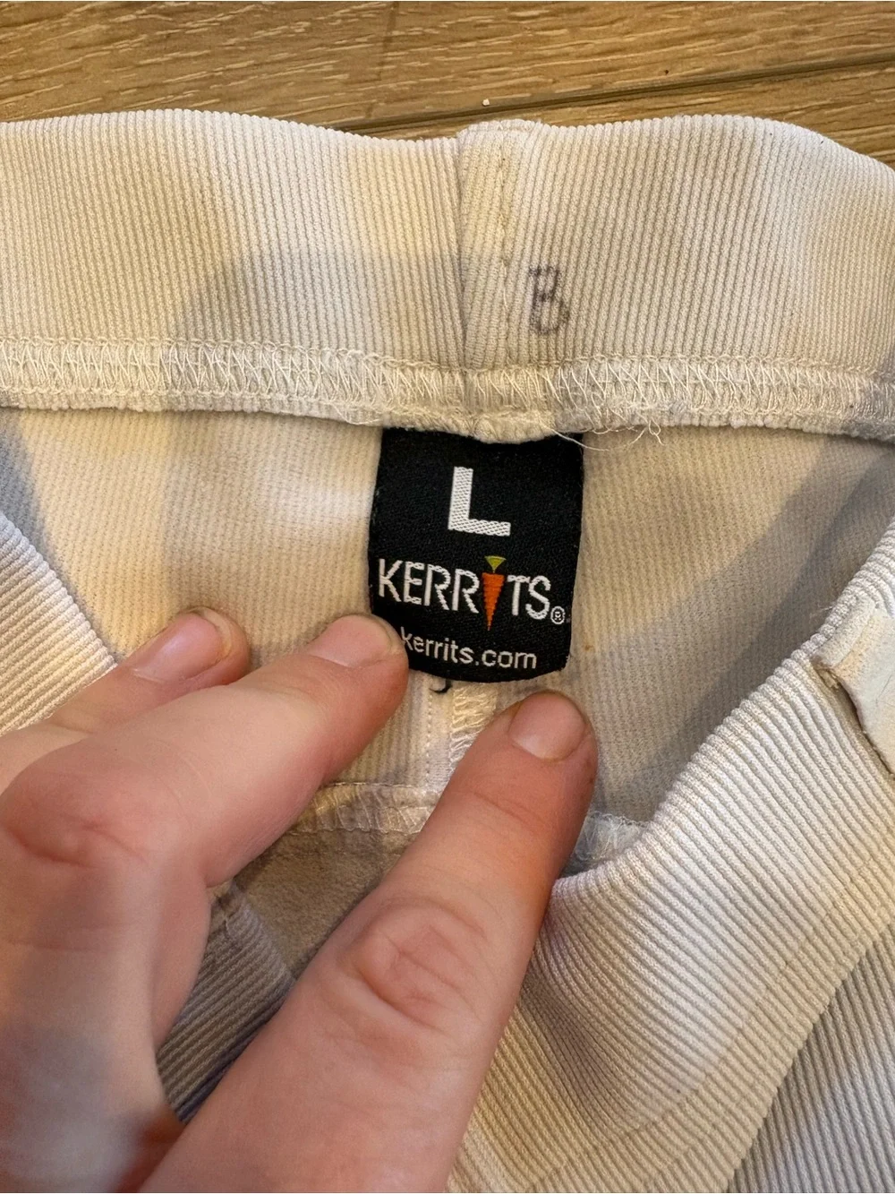 Kerrits white riding
